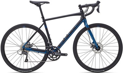 Гравійний велосипед Marin GESTALT 2021, 58 см, Gloss Black/Blue, 28" (SKD-87-61)
