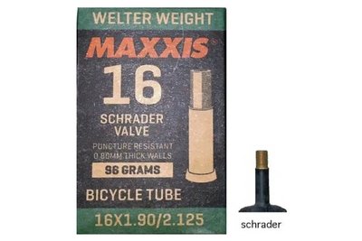 Камера Maxxis Welter Weight 16X1.90/2.125, Schrader 48мм (EIB14205000)
