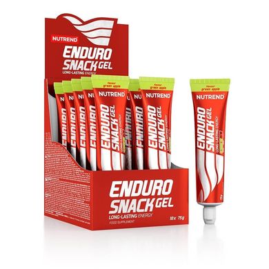 Енергетичний гель Nutrend Endurosnack tube 75g із поступовим вивільненням енергії Green Apple (NRD 027629)