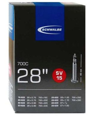 Камера Schwalbe SV15 700x18/28C (18/28-622) FV 40мм (SCH 10427343)