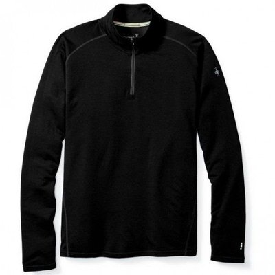 Термофутболка чоловіча Smartwool Merino 150 Baselayer 1/4 Zip Black, р.S (SW 14070.001-S)