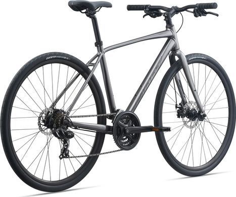 Велосипед міський Giant Escape 3 Disc, 2022, Metallic Black, M (2200118115)