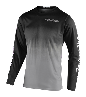 Велоджерсі TLD GP JERSEY, STAIN'D BLACK/GRAY, р. XL (307783025)