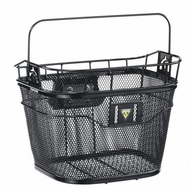 Кошик на кермо Topeak Basket Front, 16л, з фіксатором F3, Black (TB2001-BM)