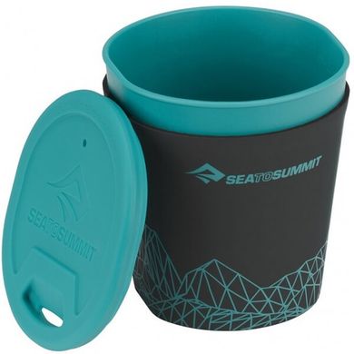 Набор посуды DeltaLight Camp Set 2.2 (2 mugs, 2 Bowls, 2 Delta Cutlery Sets), Pacific Blue/Grey, р. от Sea to Summit (STS ADLTSET2.2)