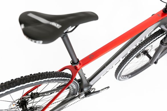 Велосипед Cyclone 29" PRO 1 carbon 17” сіро-червоний, S (22-018)