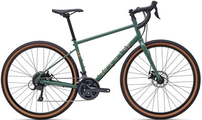 Велосипед 27,5" Marin FOUR CORNERS XS 2023 Gloss Green/Tan (SKD-99-52)