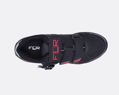 Велосипедні туфлі МТБ FLR Bushmaster Pro, black/red, 40 (BMPBKR40)
