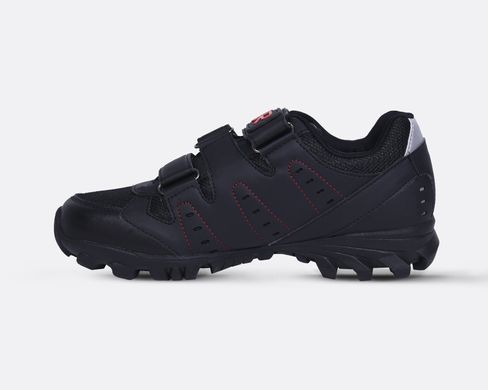 Велосипедні туфлі МТБ FLR Bushmaster Pro, black/red, 40 (BMPBKR40)