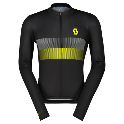 Велоджерсі з рукавами Scott RC Team 10, Black/Sulphur Yellow, L (SCT 403130.5024.010)