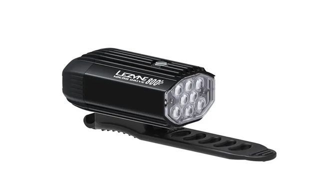 Велофара передня Lezyne Micro Drive 800+ Front, Matte Black, 800 lum, Y17 (4710582 551574)