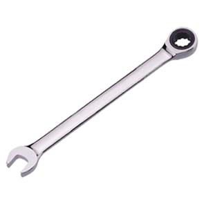 Ключ Ice Toolz рожковый накидной с трещёткой 12mm, 5 град, Cr-V сталь (4112)