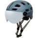 Велошолом Cairn Quartz Visor LED USB Grey, M (52-58 см) (0300390-24-52-58)