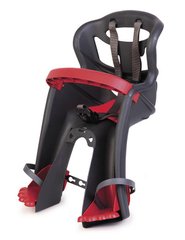 Велокрісло дитяче Bellelli Tatoo Plus Handlefix переднє Dark Grey/Red (BLLSAD-56-87)