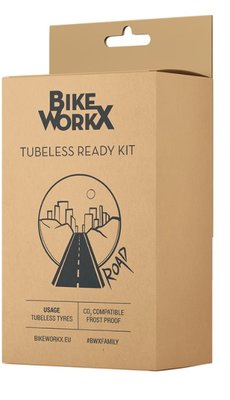 Набір для встановлення безкамерки BikeWorkX Tubeless Ready Kit Gravel/ROAD (TLRKIT/ROAD)