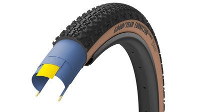 Покришка 700x40 (40-622) GoodYear CONNECTOR tubeless complete, folding, black/tan, 120tpi (GR.009.40.622.V004.R)