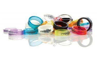 Проставочні кільця під винос керма Fouriers Nylon 1-1/8" 5/5/10мм прозор нейлон 7.2г/кпл, Yellow (SR-S003-015)