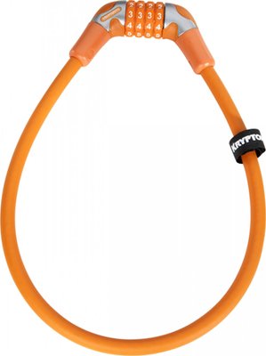 Велозамок-кабель кодовий Kryptonite Kryptoflex 1265, Orange