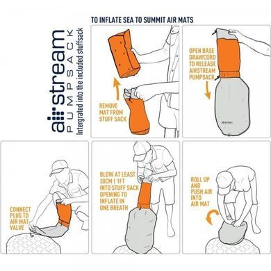 Надувний килимок UltraLight Insulated Mat 2020, 183х55х5см, Orange від Sea to Summit (STS STS AMULINS_R)