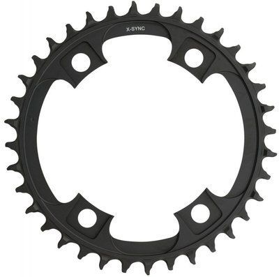 Зірка SRAM ROAD 38T 107BCD X-SYNC BLAST BLACK (00.6218.014.007)