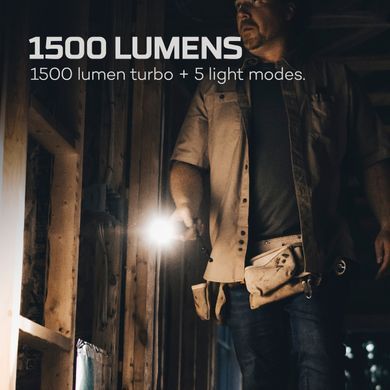 Ліхтар ручний Nebo Master Series FL1500 (NB NEB-FLT-1017-G)