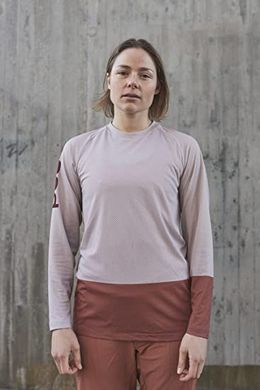 Велоджерсі з довгим рукавом жіноче POC W's MTB Pure LS Jersey, Light Sandstone Beige/Himalayan Salt, M (PC SS22528541821MED1)