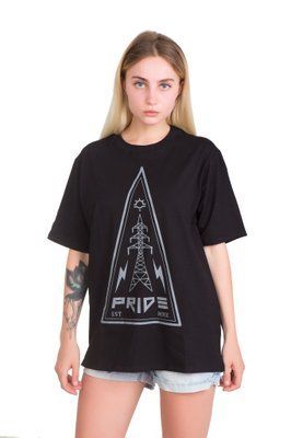 Футболка Pride ВИСОКОВОЛЬТКА, Black, S (CLO-75-27)