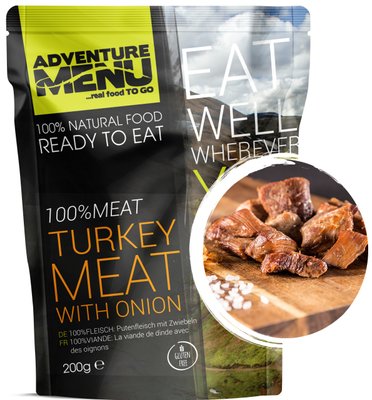 М'ясо індички з цибулею Adventure Menu 100% Turkey meat with onion (AM 612)