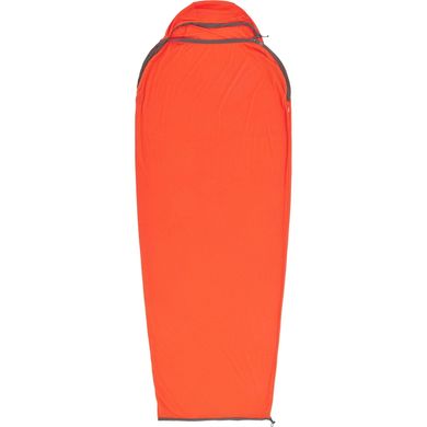 Вкладиш в спальник Sea to Summit Reactor Extreme Sleeping Bag Liner, Spicy Orange, Compact, Mummy w/ Drawcord, 177 см (STS ASL031071-190802)