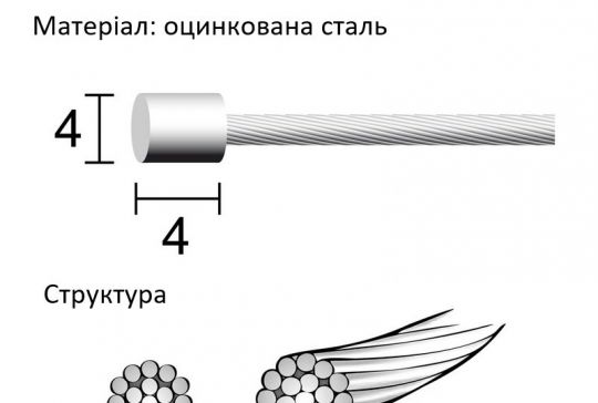 Трос переключения Longus 1.2X2000 мм (LNGS 43032)