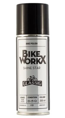 Поліроль BikeWorkX Shine Star, спрей, 200 мл (SHINE/200)