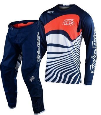 Велоджерсі TLD GP JERSEY, DRIFT NAVY/ORANGE, р. 2XL (307780003)
