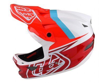 Ендуро шолом TLD D3 FIBERLITE HELMET Slant Red, L (198744014)