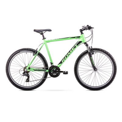Велосипед Romet 19 Rambler R6.1 зелено-чорний 14 S