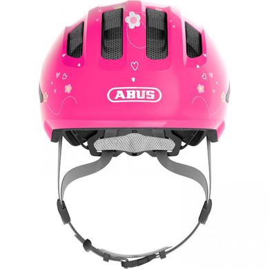 Велошолом дитячий ABUS Smiley 3.0, Pink Butterfly, S/45-50 см (ABS 672576)