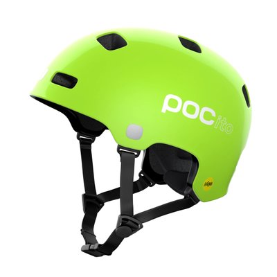 Детский велошлем POCito Crane MIPS Fluorescent Yellow/Green, XS/S (PC 105708234XSS1)