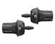 Ручки переключения передач (левая+правая) Sunrace M21 R8/L3, индексные, Black/Grey (SRC SHLC-62-27)
