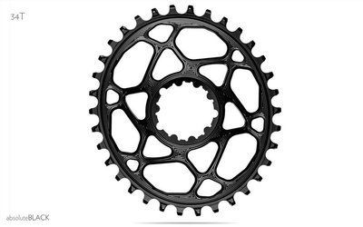 Зірка шатунів absoluteBLACK OVAL Sram Boost 148 30T чорна (SROVBOOST30BK)