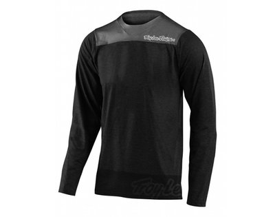 Велоджерсі TLD SKYLINE LS JERSEY London Grey Heather Black/Black, XL (341789015)