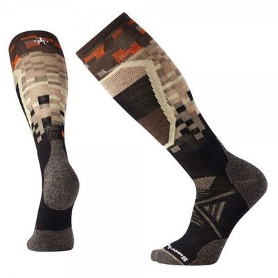 Шкарпетки чоловічі Smartwool PhD Ski Medium Pattern Black, р. M (SW 01330.001-M)