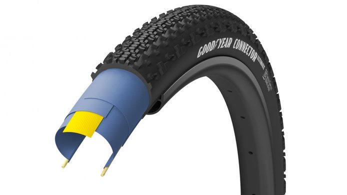 Покришка 700x50 (50-622) GoodYear CONNECTOR tubeless complete, folding, black, 120tpi (GR.009.50.622.V003.R)