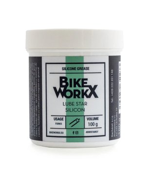 Густе мастило BikeWorkX Lube Star Silicon, банка, 100 г (SILICONE/100)