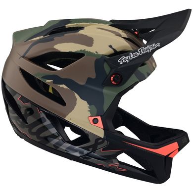 , Army Green, Универсальные, XS, S, 54-56 см, MTB, MIPS, Фулфейс, Велошлем