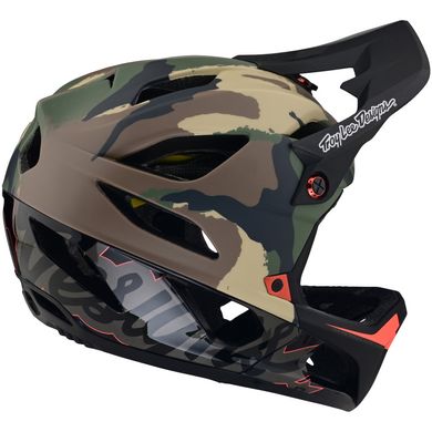 Ендуро шолом TLD Stage Helmet Mips Signature Camo Army Green, XS/S (115545011)