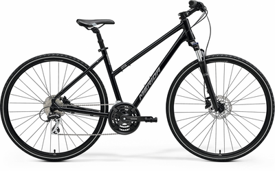 Велосипед жіночий міський MERIDA CROSSWAY 20, BLACK(SILVER), M (A62211A 00865)