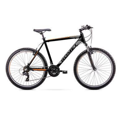 Велосипед Romet 19 Rambler R6.1 черно-оранжевый 17 M