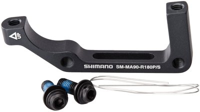 Адаптер для дискових гальм, задній Shimano SM-MA90-R180P/S, 180мм, IS (SHMO ISMMA90R1800PS)