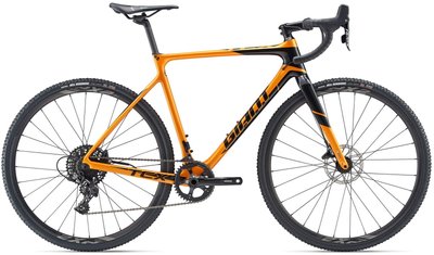 Велосипед циклокросовий Giant TCX Advanced, M, 2019 Metallic orange/Black (90054014)