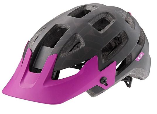 , Black/Purple, Женские, S, 51-54 см, MTB, Велошлем