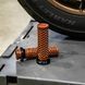 Фото Гріпси ODI Grips Vans&reg; Lock-On Grips, Limited Edition, Gum with Checkerboard White Clamps (D30VNGR-W) № 5 из 5